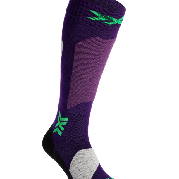 Sosete schi X-Socks Ski Discover OTC - deep purple/light sand