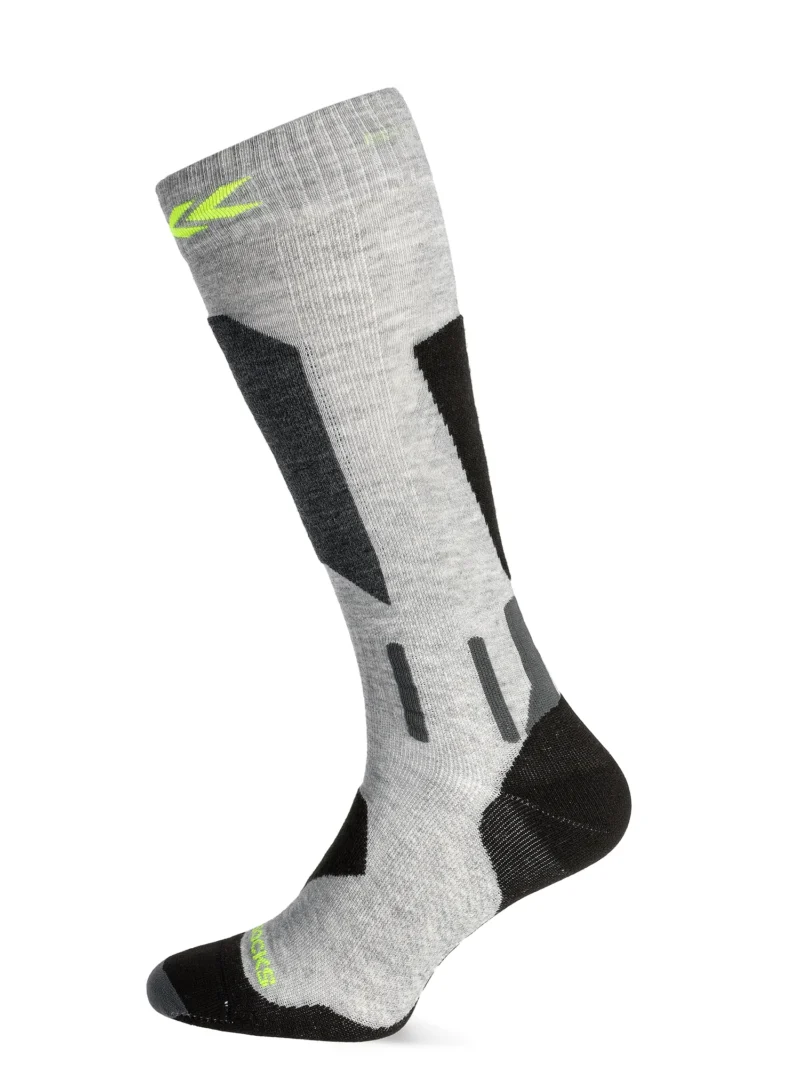 Cumpăra Sosete schi X-Socks Ski Discover OTC - rhino grey/canary