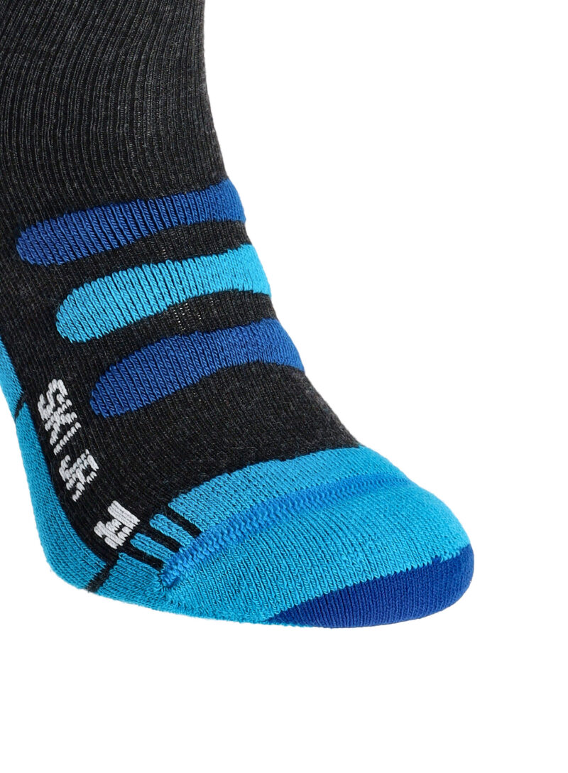 Preţ Sosete schi X-Socks Ski JR 4.0 - anthracite melange/blue