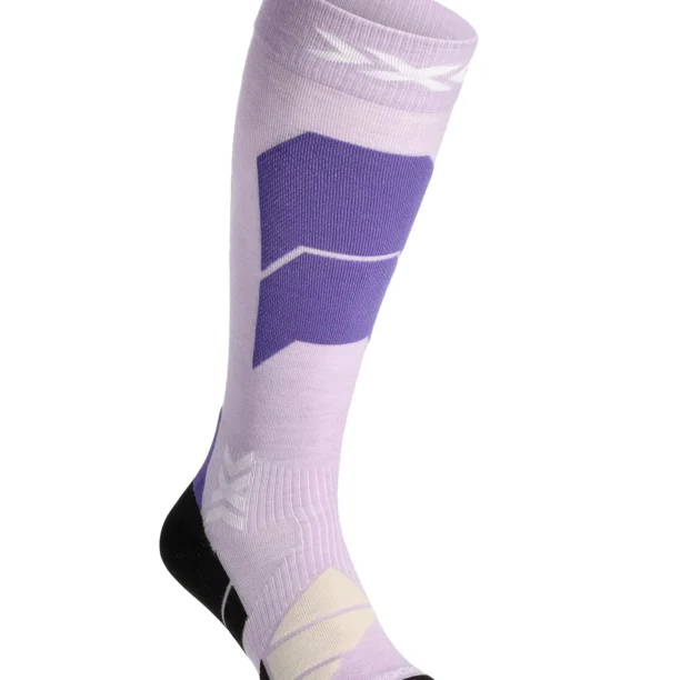 Sosete schi X-Socks Ski Perform Merino OTC - muted lavender/light sand