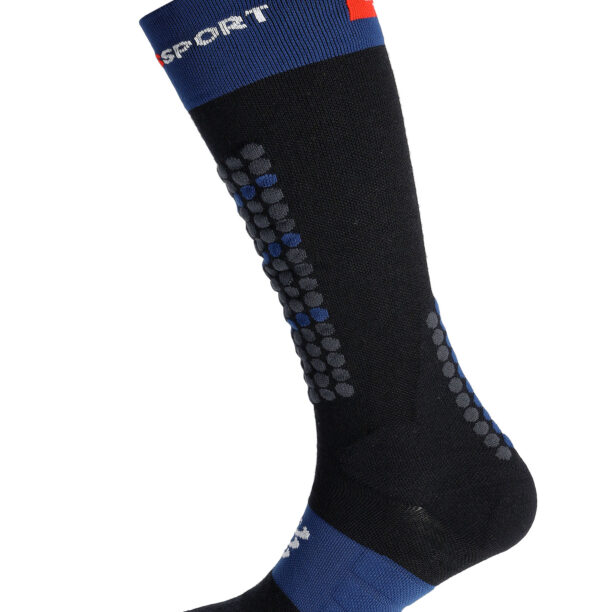 Cumpăra Sosete schi de tura Compressport Alpine Ski Full Socks - black/estate blue