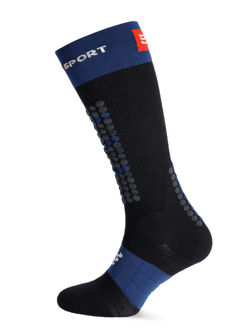 Cumpăra Sosete schi de tura Compressport Alpine Ski Full Socks - black/estate blue