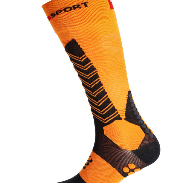 Cumpăra Sosete schi de tura Compressport Ski Mountaineering Full Socks - autumn glory/black