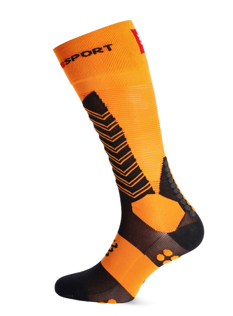 Cumpăra Sosete schi de tura Compressport Ski Mountaineering Full Socks - autumn glory/black