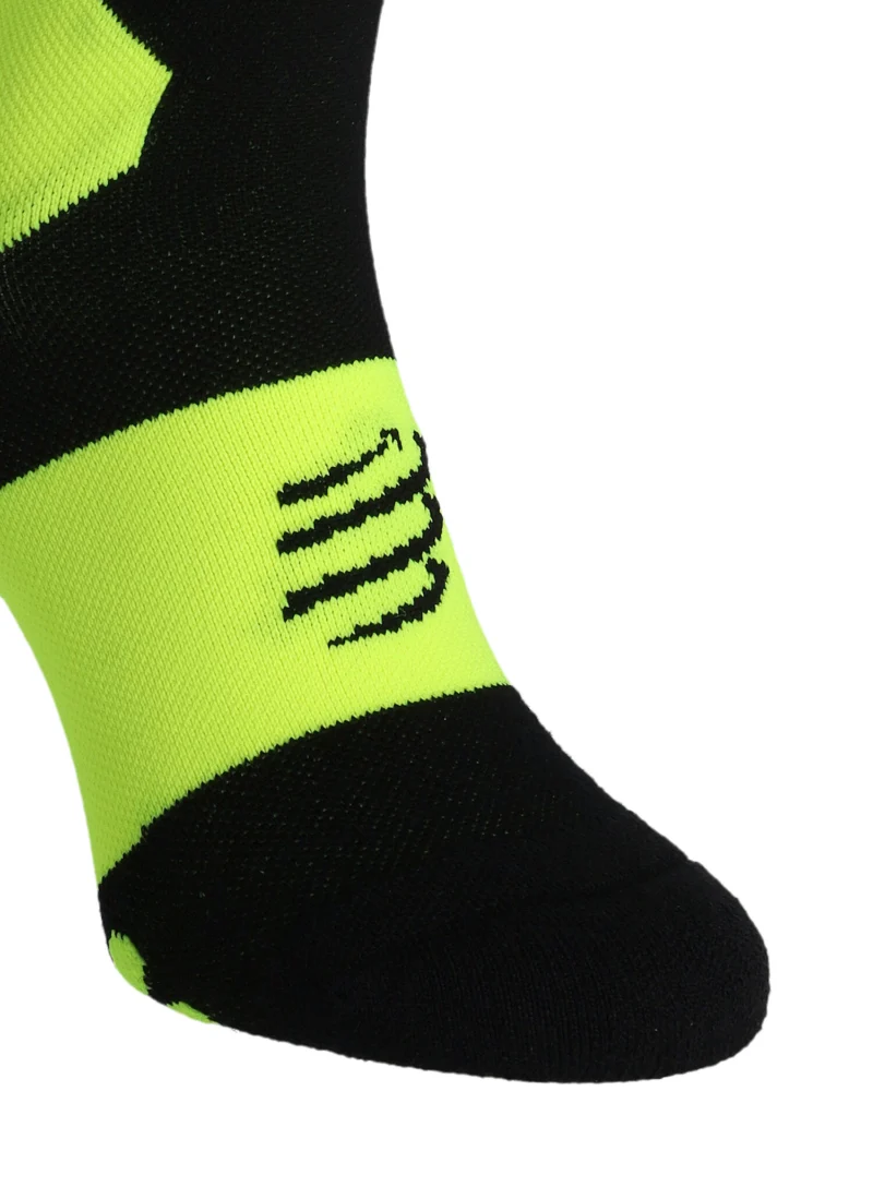 Preţ Sosete schi de tura Compressport Ski Touring Full Socks - safe yellow/black