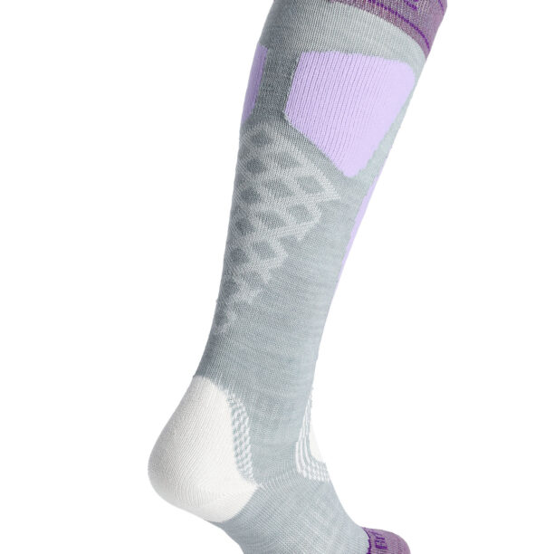 Șosete schi femei Bridgedale Ski Easy On Merino Performance - grey/lilac preţ