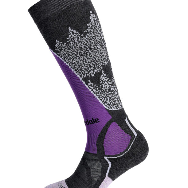 Cumpăra Șosete schi femei Bridgedale Ski MW - black/purple