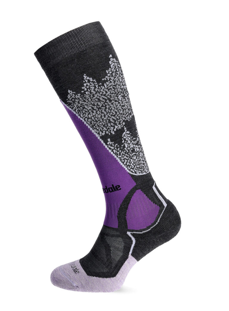 Cumpăra Șosete schi femei Bridgedale Ski MW - black/purple