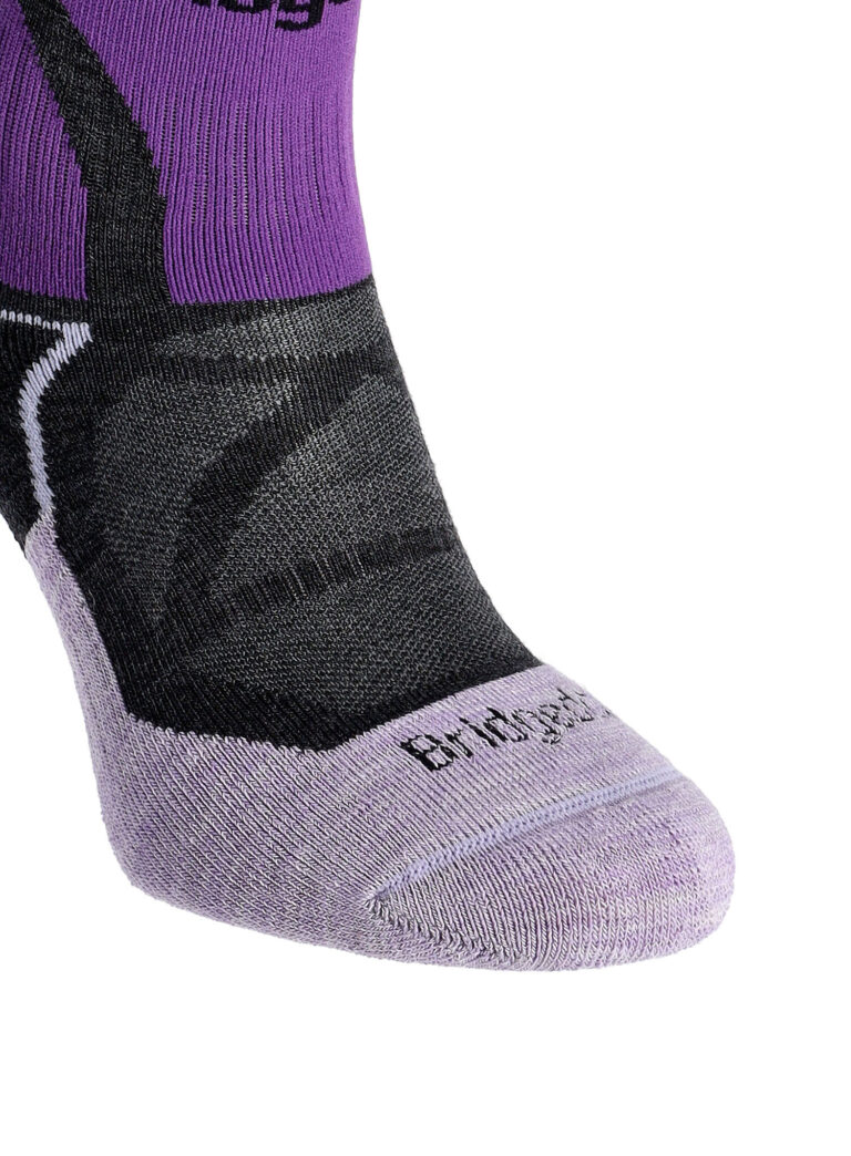 Preţ Șosete schi femei Bridgedale Ski MW - black/purple