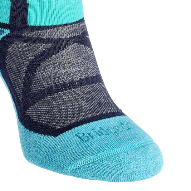 Preţ Șosete schi femei Bridgedale Ski Mid Merino E Pattern - dark denim/aqua