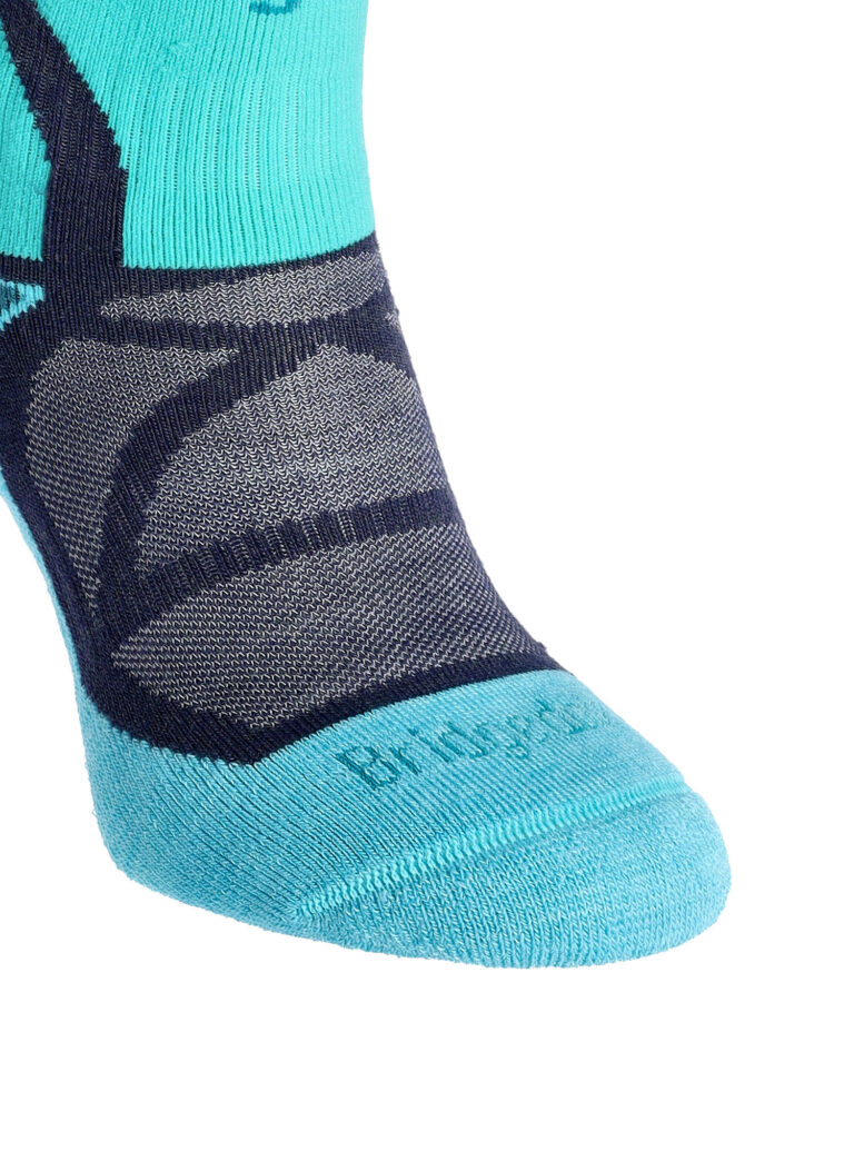 Preţ Șosete schi femei Bridgedale Ski Mid Merino E Pattern - dark denim/aqua