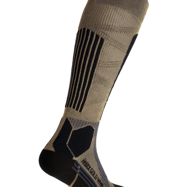 Șosete schi femei X-Socks Helixx Gold 4.0 - gold/black preţ