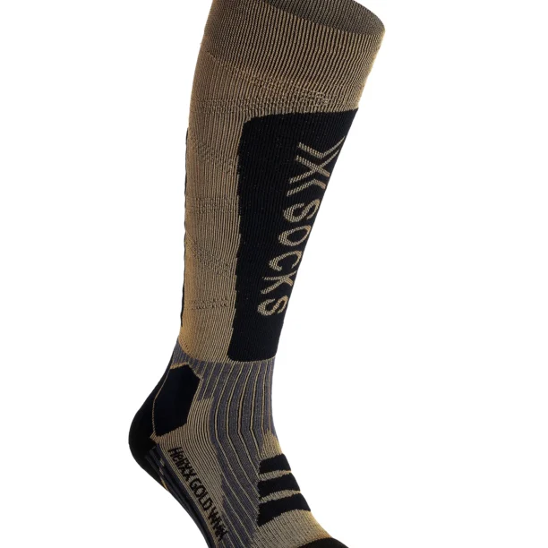 Șosete schi femei X-Socks Helixx Gold 4.0 - gold/black