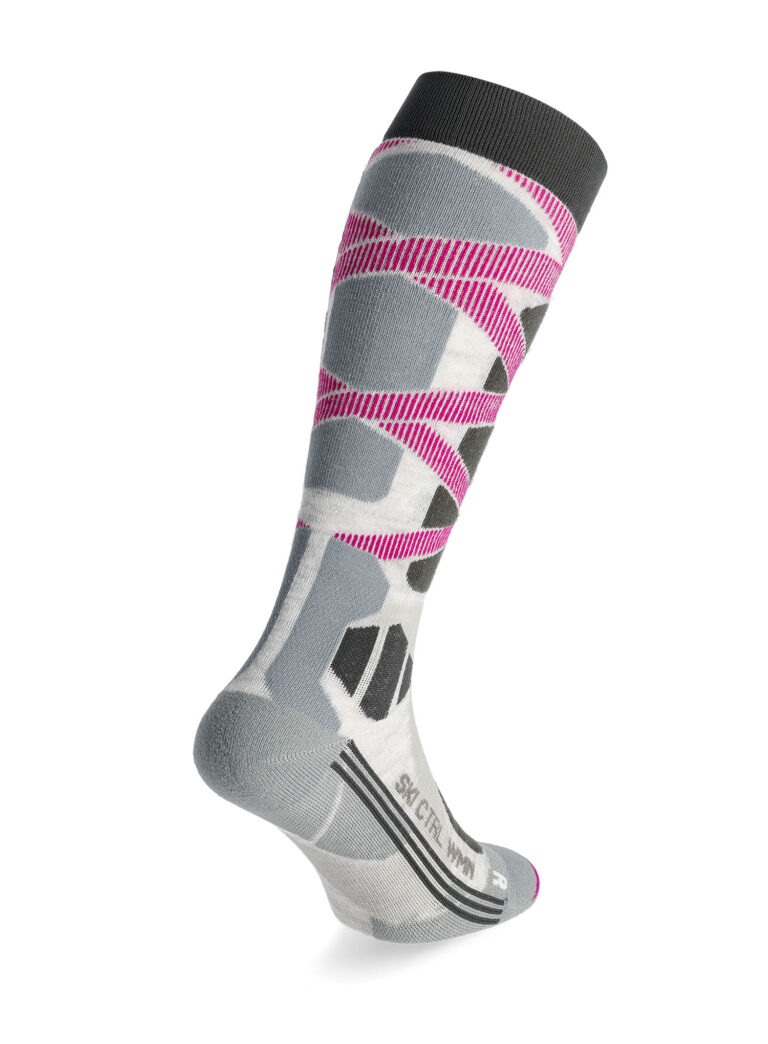 Șosete schi femei X-Socks Ski Control 4.0 - grey melange/charcoal preţ