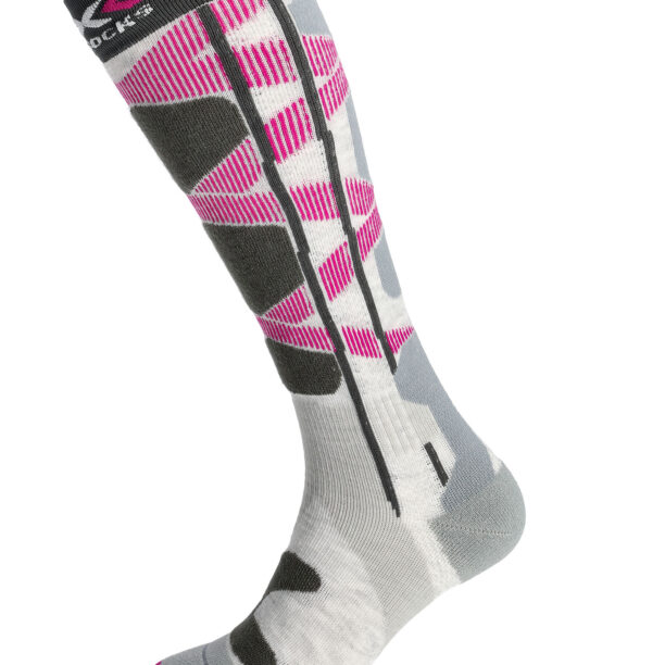 Cumpăra Șosete schi femei X-Socks Ski Control 4.0 - grey melange/charcoal