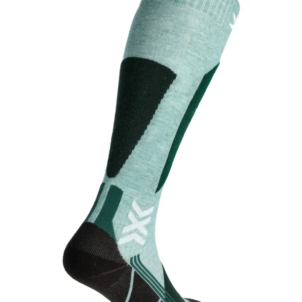 Șosete schi femei X-Socks Ski Discover OTC - sage green/english lawn preţ