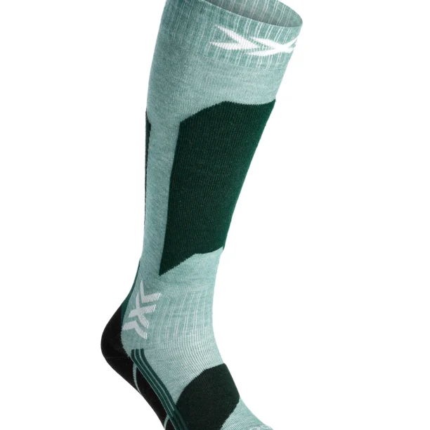 Șosete schi femei X-Socks Ski Discover OTC - sage green/english lawn