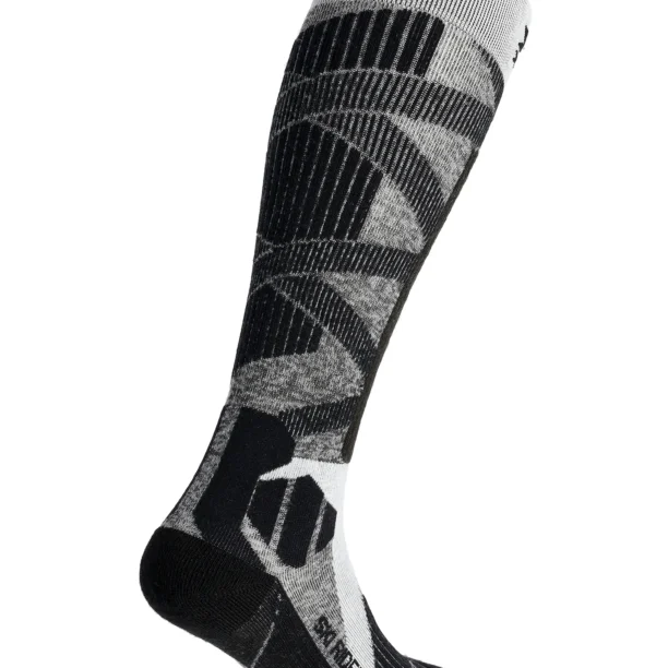 Șosete schi femei X-Socks Ski Rider 4.0 - grey melange/opal black preţ