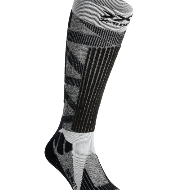 Șosete schi femei X-Socks Ski Rider 4.0 - grey melange/opal black