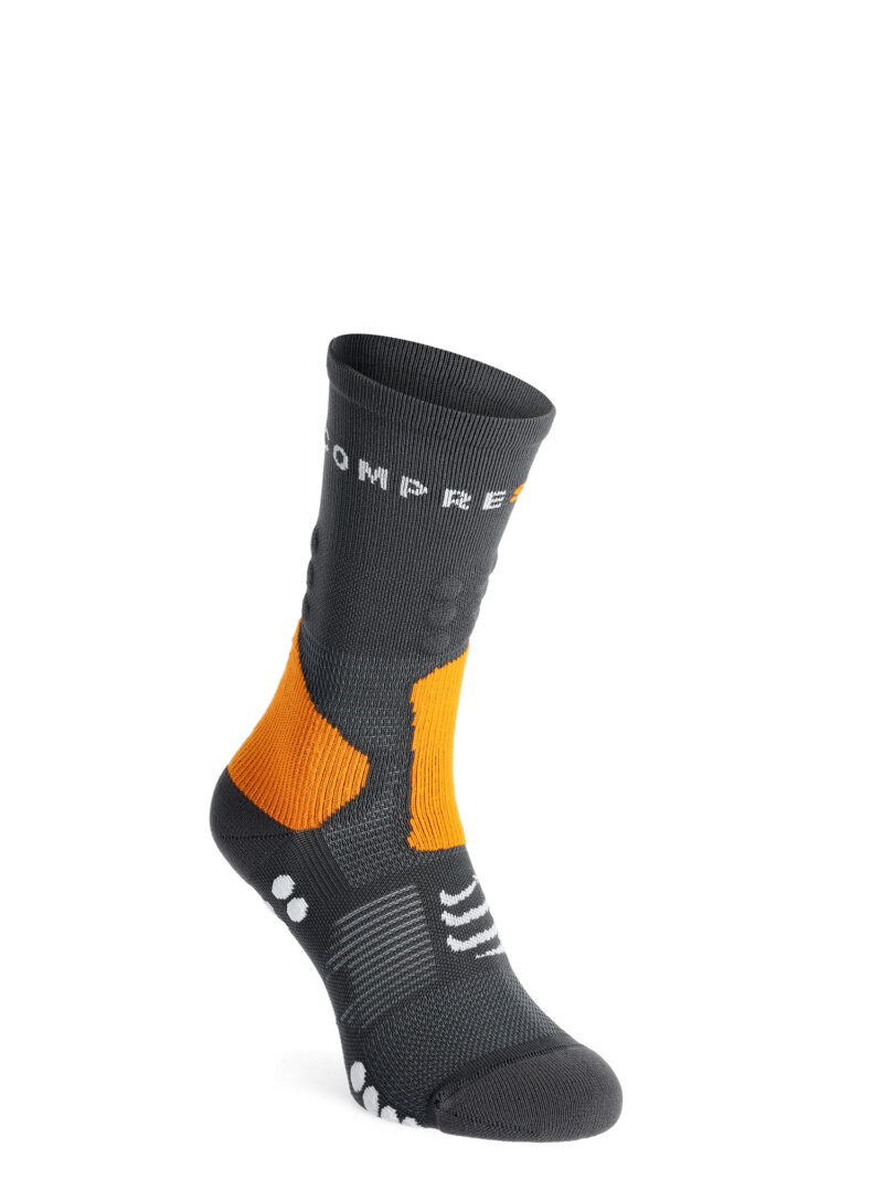 Șosete trekking Compressport Hiking Socks - magnet/autumn glory