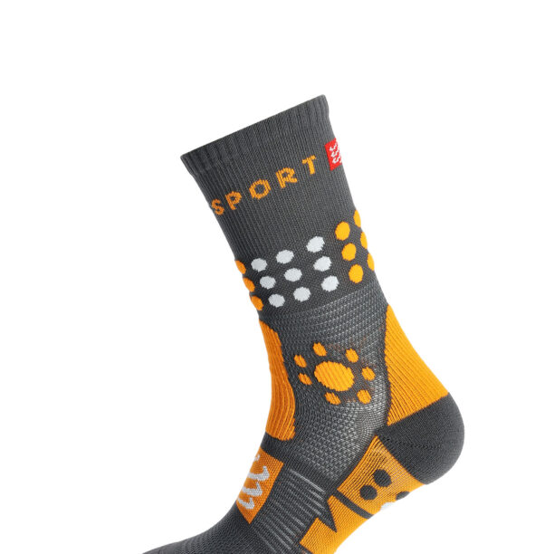 Cumpăra Șosete trekking Compressport Trekking Socks - magnet/autumn glory