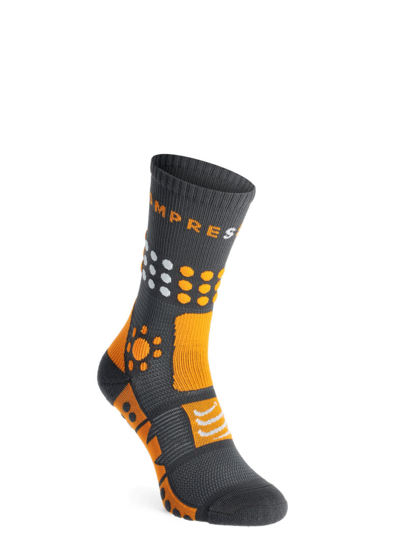 Șosete trekking Compressport Trekking Socks - magnet/autumn glory