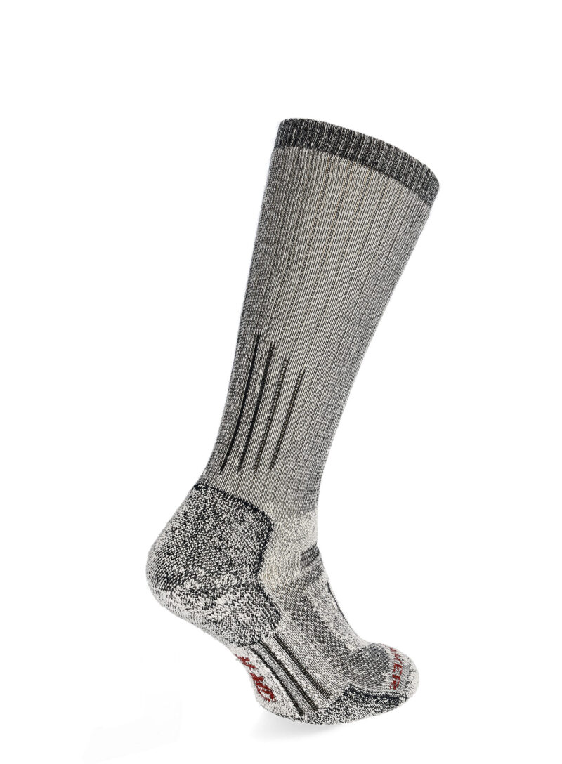 Șosete trekking Icebreaker Mountaineer Mid Calf - jet hthr/espresso preţ