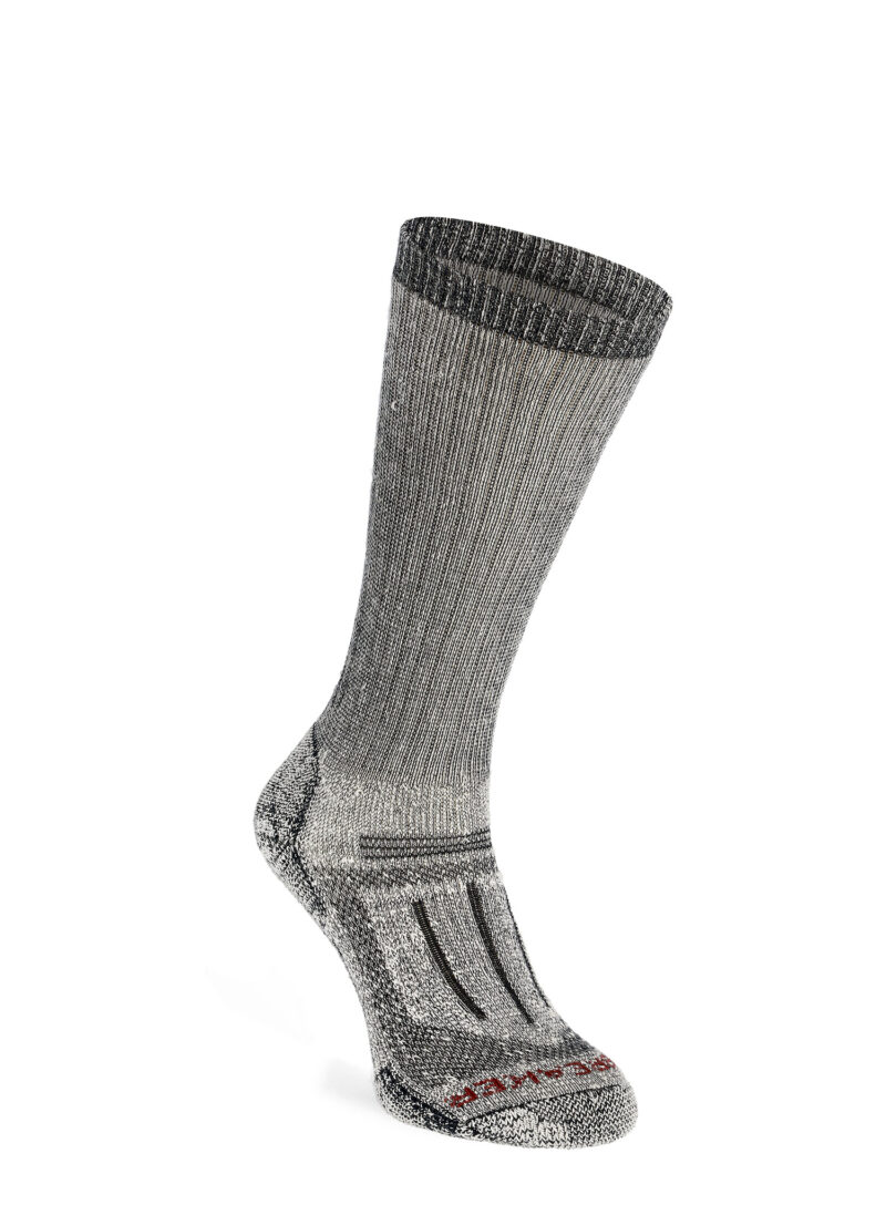 Șosete trekking Icebreaker Mountaineer Mid Calf - jet hthr/espresso