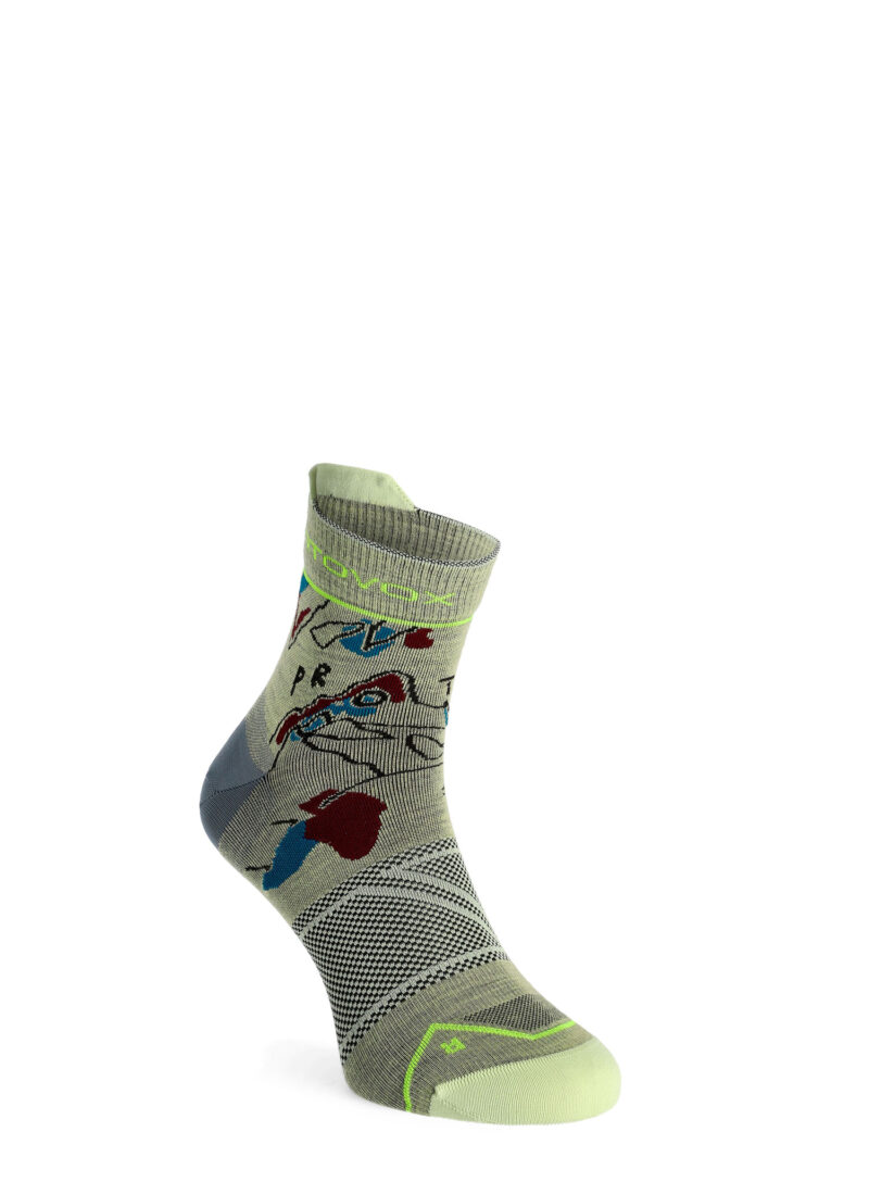 Șosete trekking Ortovox Alpine Light Quarter Socks - wabisabi preţ