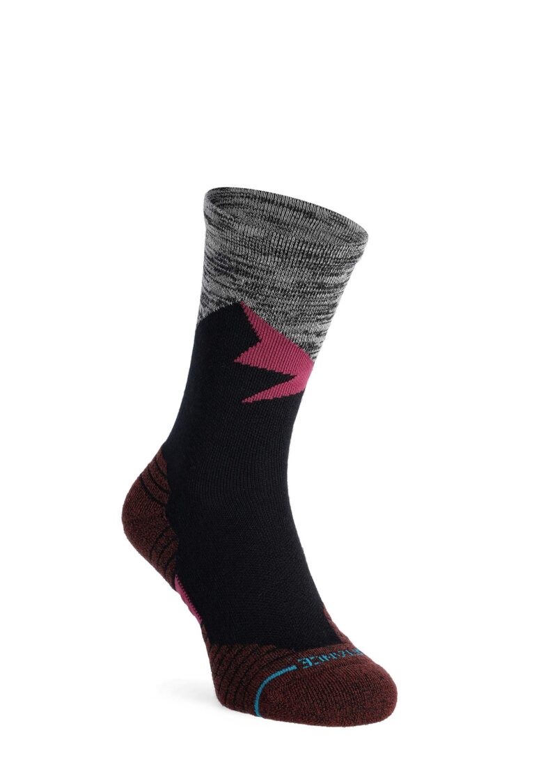 Șosete trekking Stance Mid Wool Crew - berry