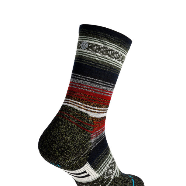 Șosete trekking Stance Mid Wool Crew - black/red preţ