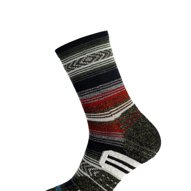 Cumpăra Șosete trekking Stance Mid Wool Crew - black/red