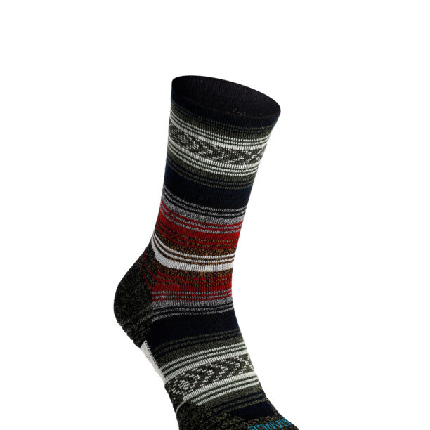 Șosete trekking Stance Mid Wool Crew - black/red