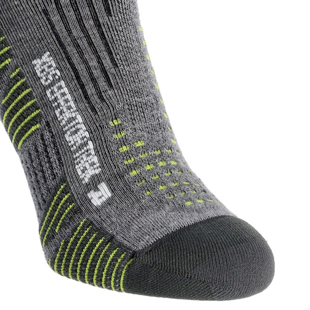 Preţ Șosete trekking X-Socks Effektor Trekking - grey melange/effektor green