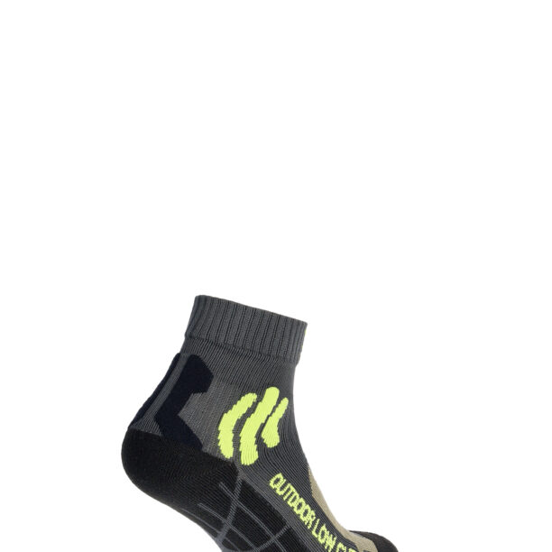 Șosete trekking X-Socks Trek Outdoor Low Cut - anthracite/lime preţ