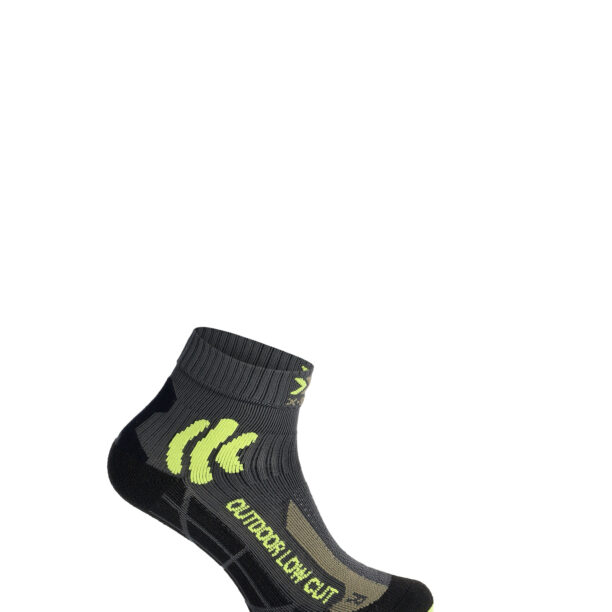 Cumpăra Șosete trekking X-Socks Trek Outdoor Low Cut - anthracite/lime