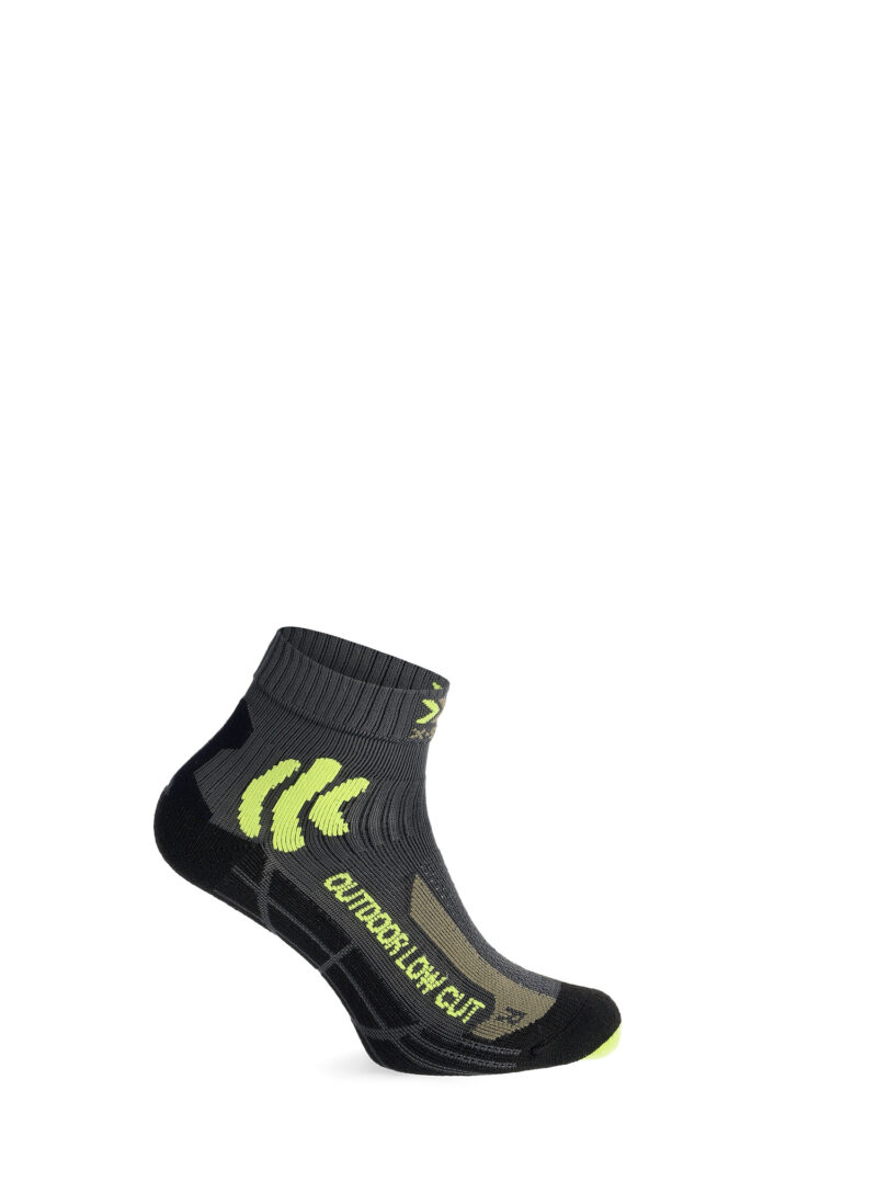 Cumpăra Șosete trekking X-Socks Trek Outdoor Low Cut - anthracite/lime