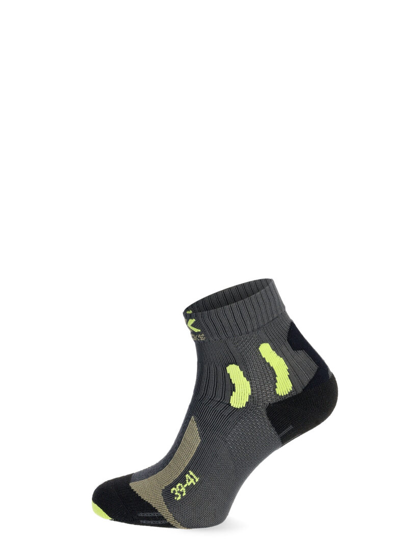 Preţ Șosete trekking X-Socks Trek Outdoor Low Cut - anthracite/lime