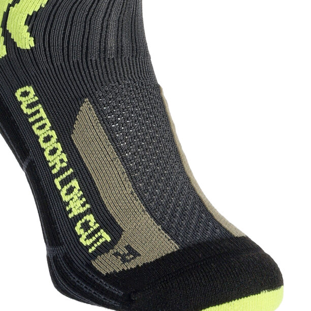 Original Șosete trekking X-Socks Trek Outdoor Low Cut - anthracite/lime