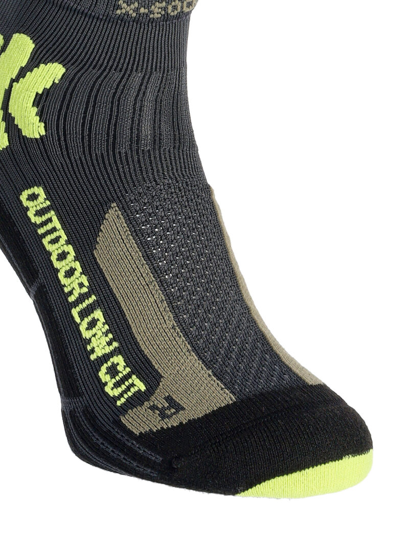 Original Șosete trekking X-Socks Trek Outdoor Low Cut - anthracite/lime