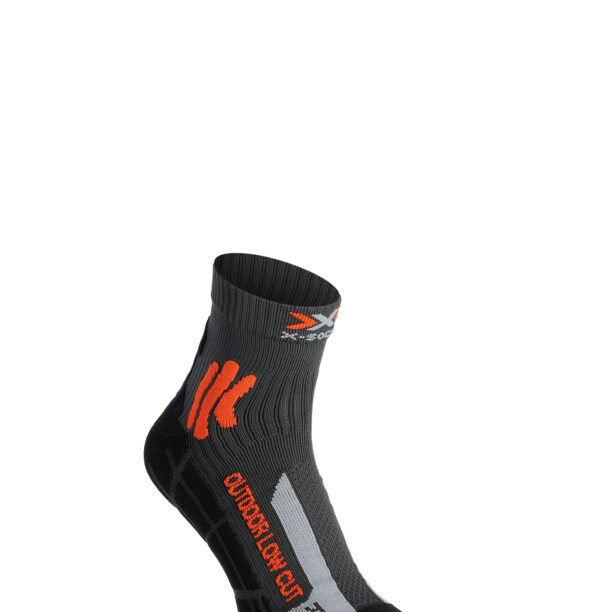 Șosete trekking X-Socks Trek Outdoor Low Cut - anthracite/orange