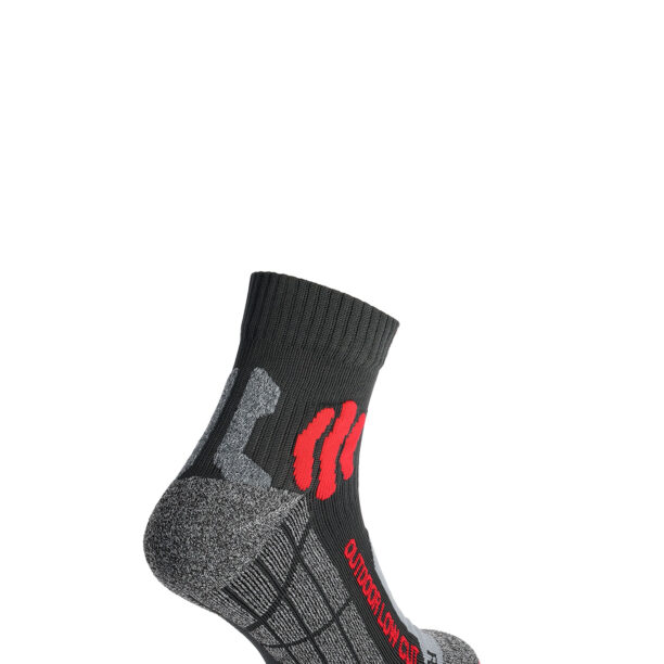 Șosete trekking X-Socks Trek Outdoor Low Cut - anthracite/red preţ