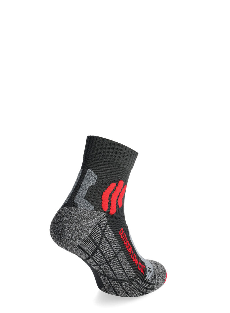 Șosete trekking X-Socks Trek Outdoor Low Cut - anthracite/red preţ