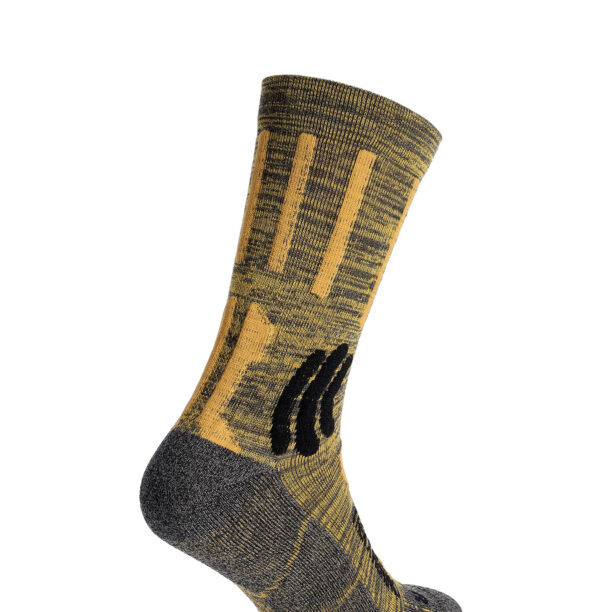 Șosete trekking X-Socks Trek X Merino - charcoal mais/grey/black preţ