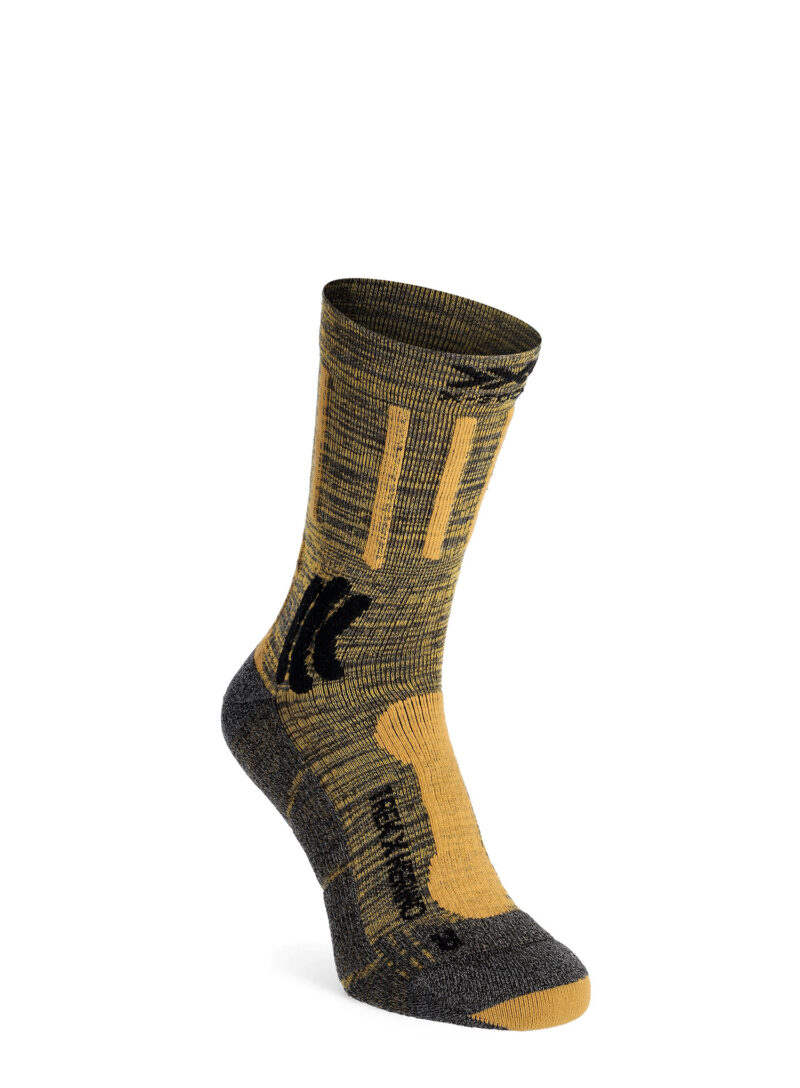 Șosete trekking X-Socks Trek X Merino - charcoal mais/grey/black