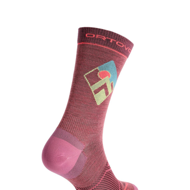 Sosete trekking femei Ortovox Alpine Light Comp Mid Socks - wild rose preţ