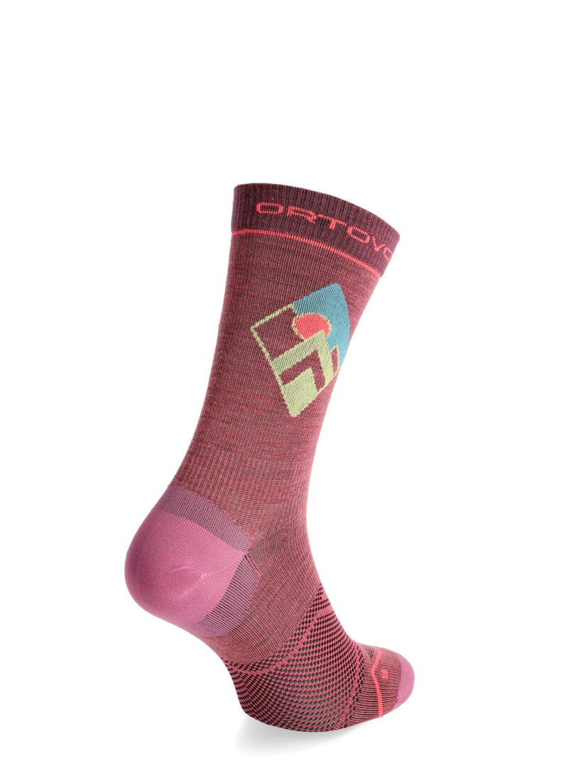 Sosete trekking femei Ortovox Alpine Light Comp Mid Socks - wild rose preţ