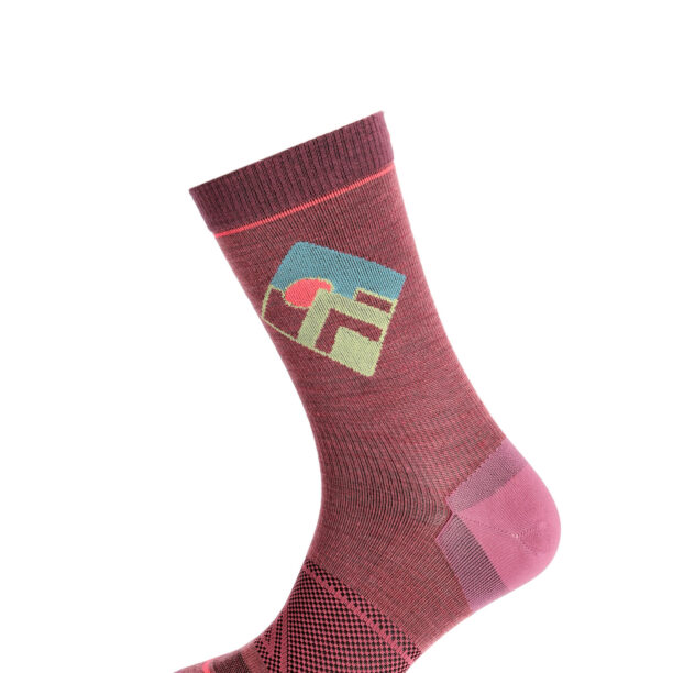 Cumpăra Sosete trekking femei Ortovox Alpine Light Comp Mid Socks - wild rose