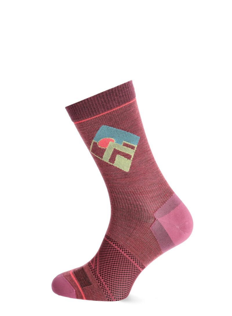 Cumpăra Sosete trekking femei Ortovox Alpine Light Comp Mid Socks - wild rose