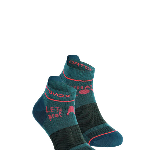 Sosete trekking femei Ortovox Alpine Light Low Socks - pacific green